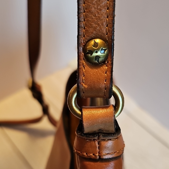 Patricia Nash Braydon Hobo Brown Leather Bag - Picture 6 of 16